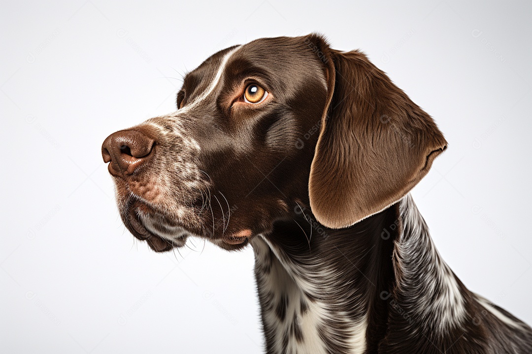 Um cão Ponteiro Alemão de Pêlo Curto