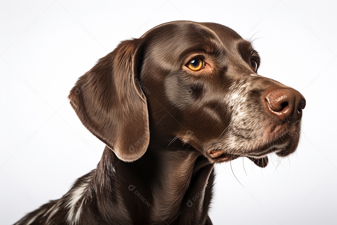 Um cão Ponteiro Alemão de Pêlo Curto