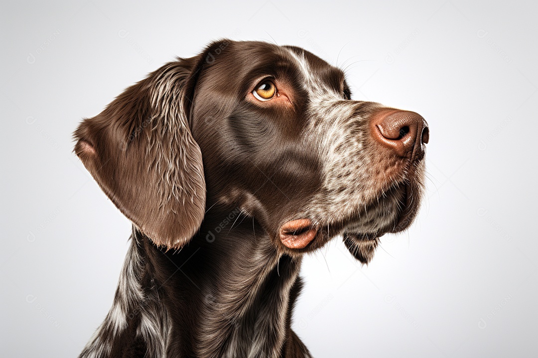 Um cão Ponteiro Alemão de Pêlo Curto