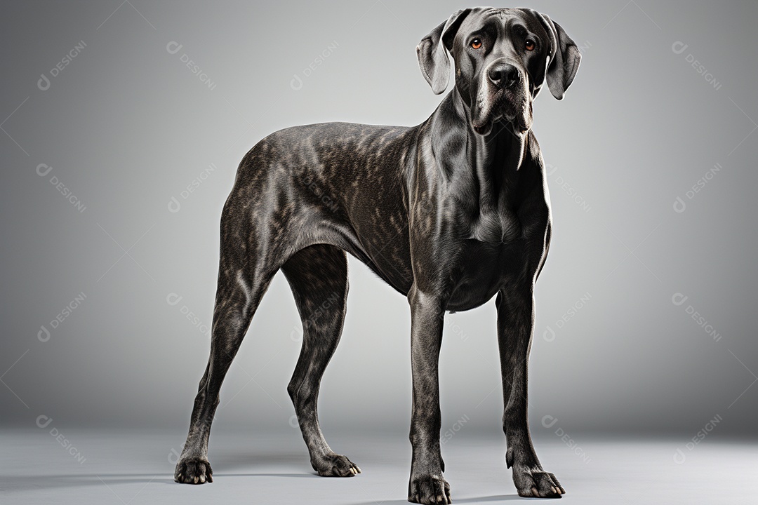 Um cachorro Dogue Alemão