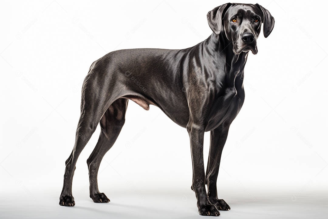 Um cachorro Dogue Alemão