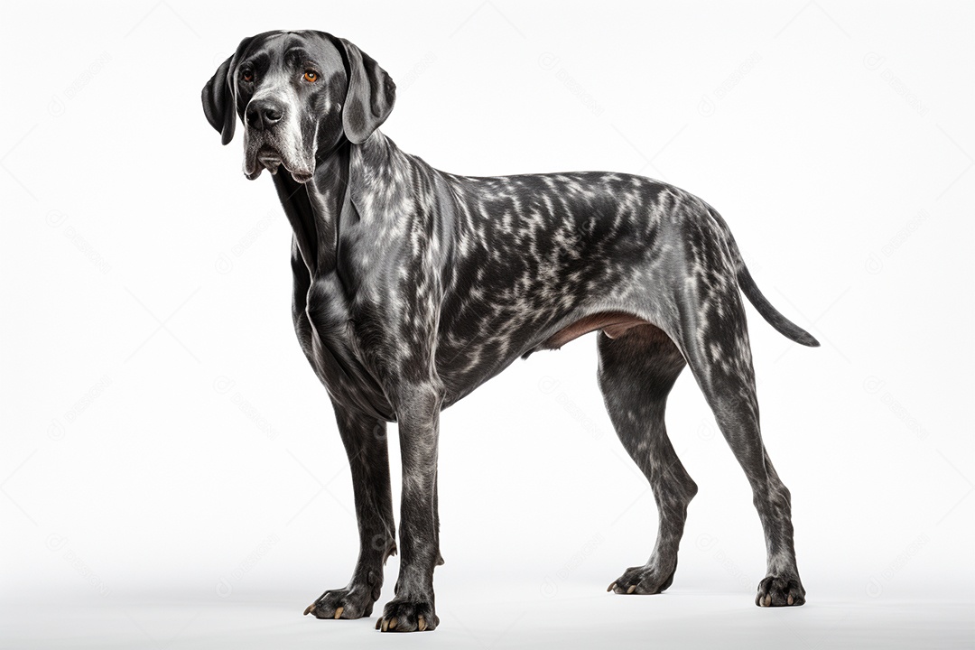 Um cachorro Dogue Alemão