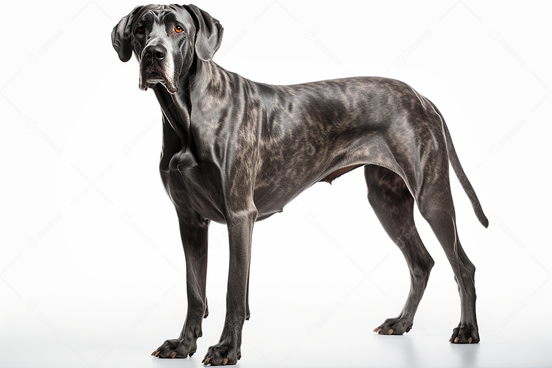 Um cachorro Dogue Alemão