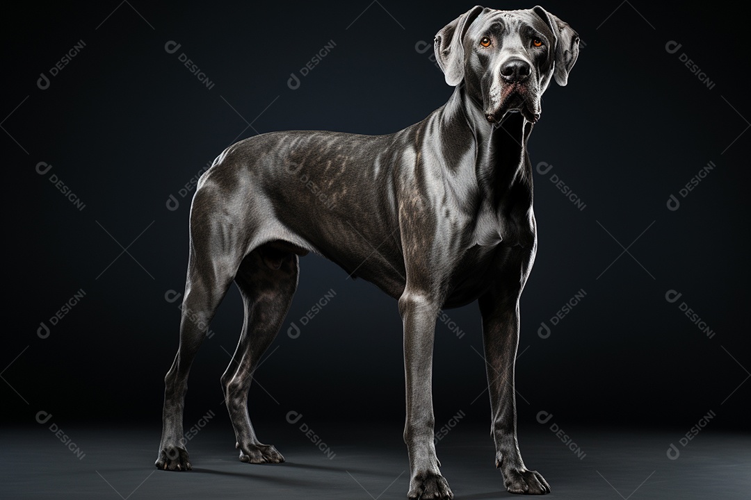 Um cachorro Dogue Alemão