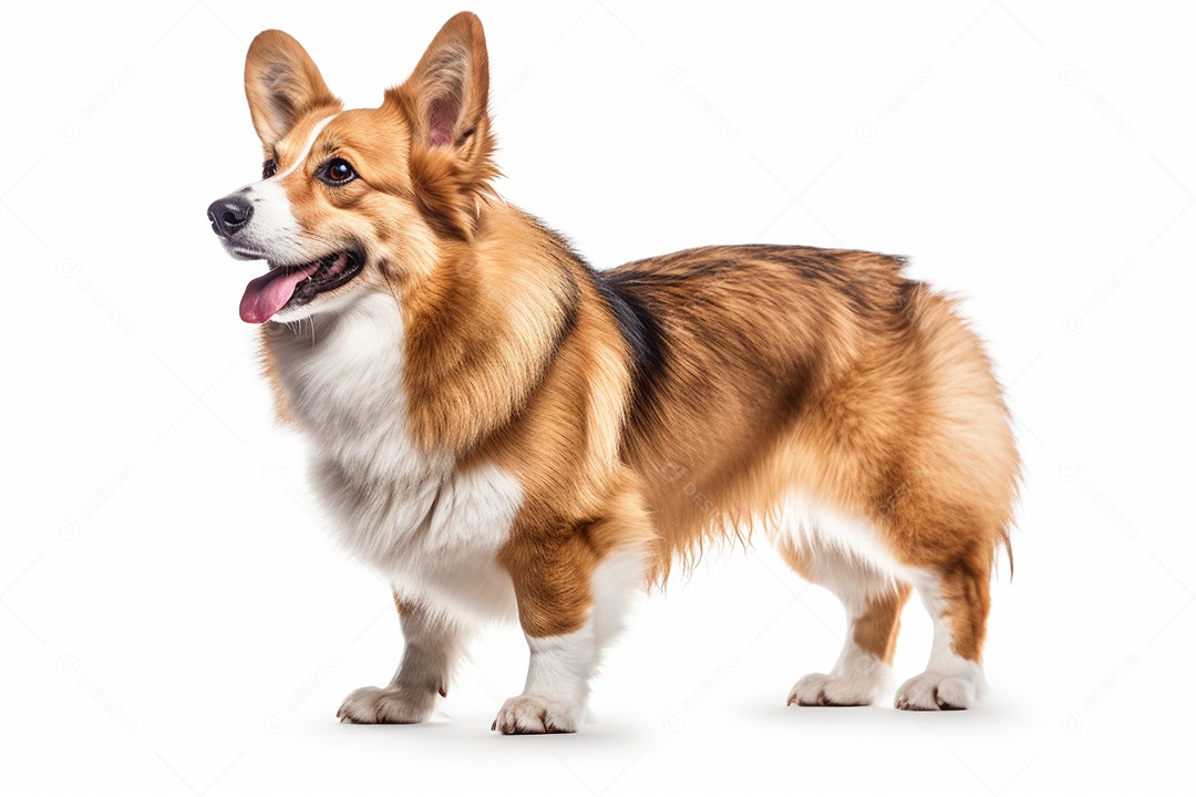 Um cachorro Pembroke Welsh Corgi