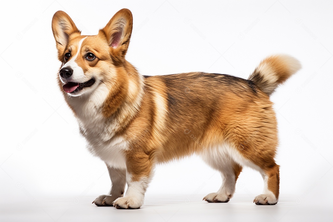 Um cachorro Pembroke Welsh Corgi