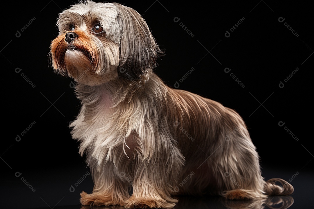 Um cachorro Shih Tzu