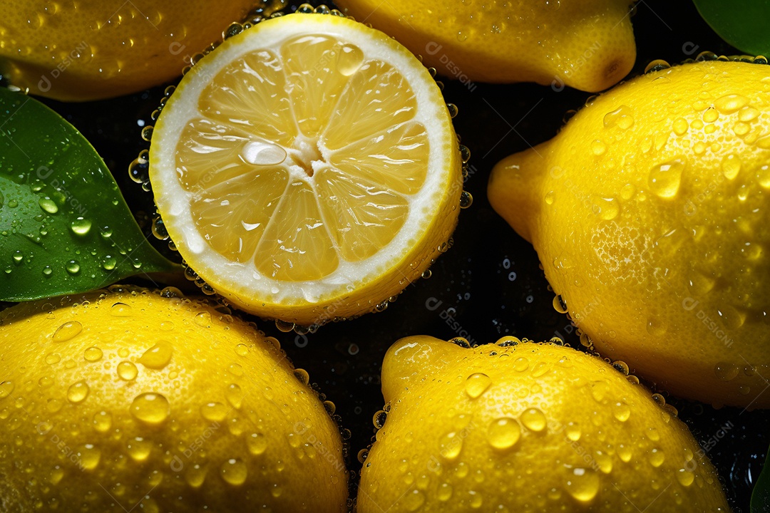 Fundo sem emenda de laranjas frescas