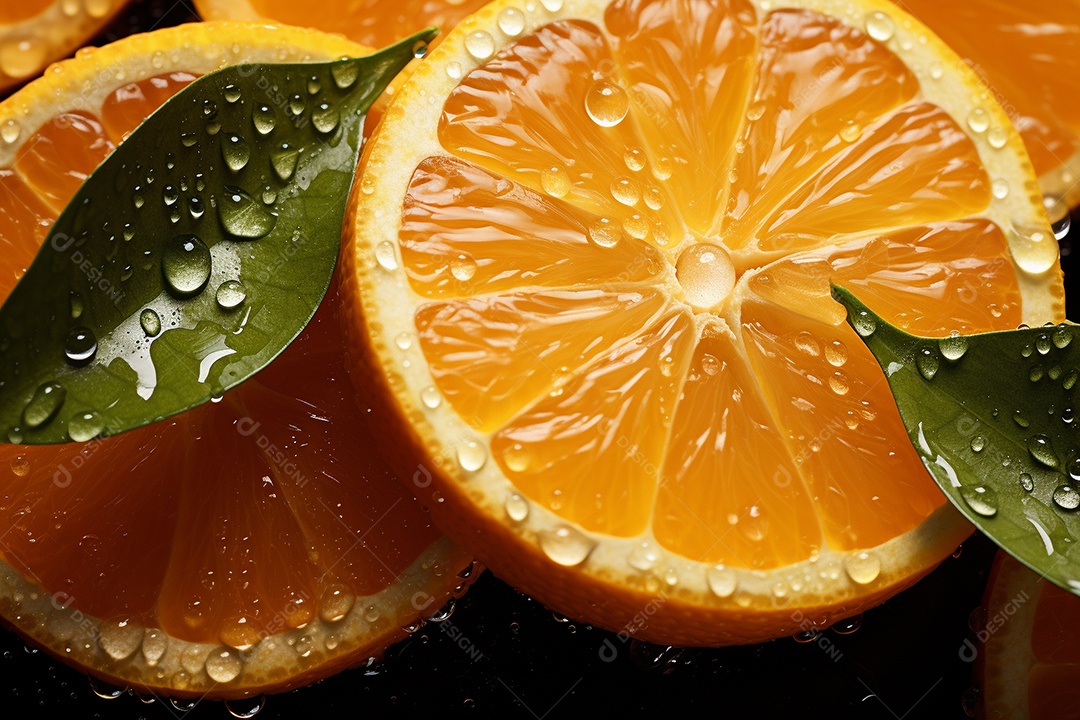 Fundo sem emenda de laranjas frescas