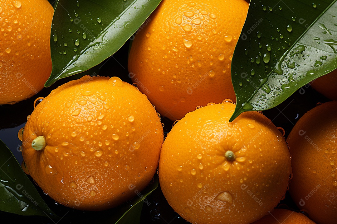 Fundo sem emenda de laranjas frescas