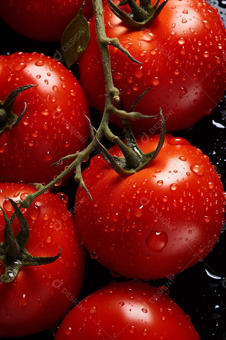 Fundo sem emenda de tomates frescos