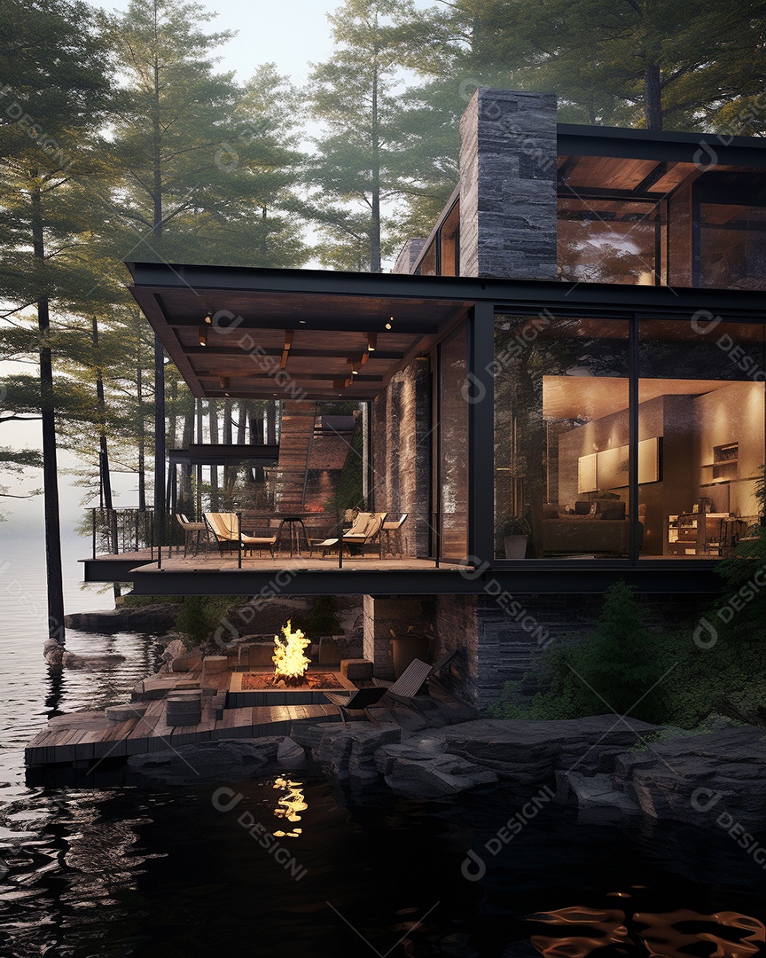 Projeto de casa do arquiteto