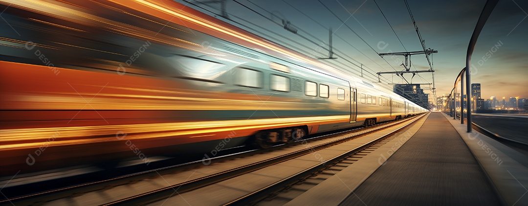 MetrôaViagem de metrô com trilhas leves