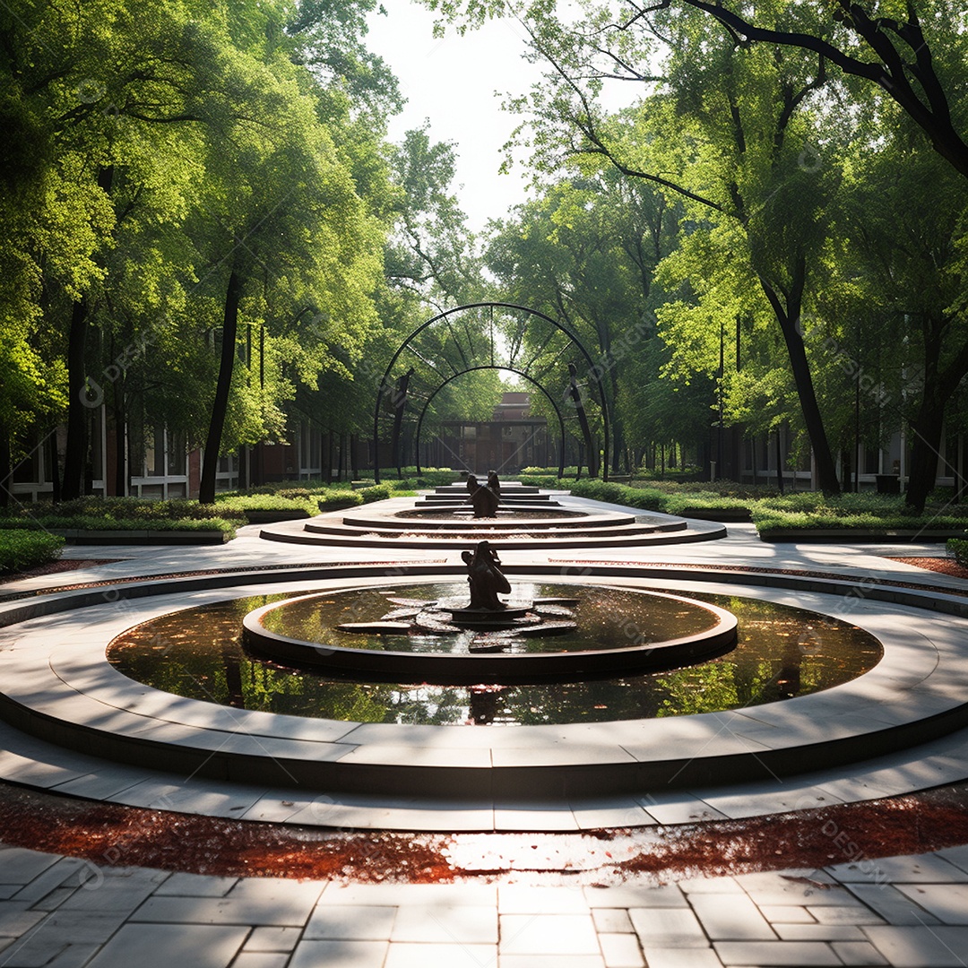 Complexo memorial em homenagem ás lindas esculturas