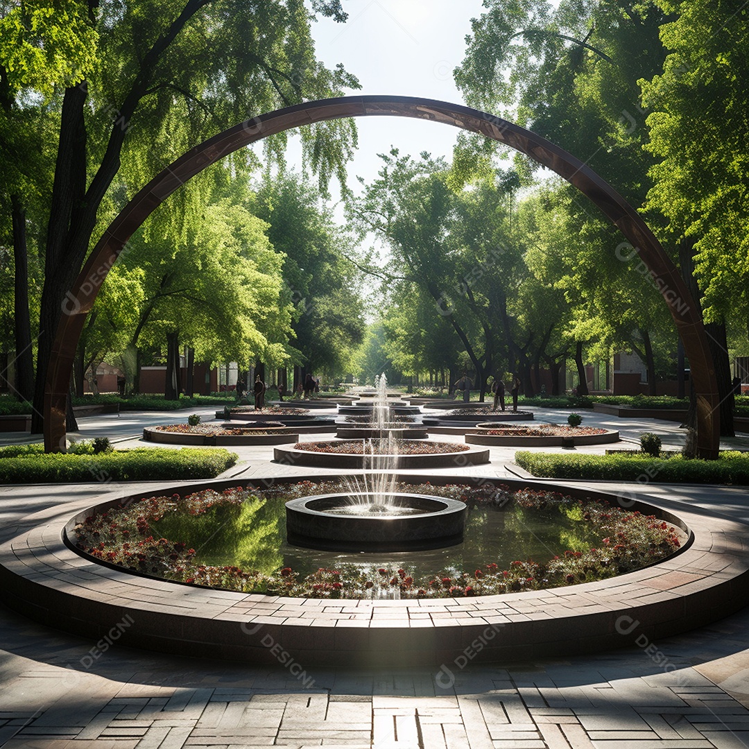 Complexo memorial em homenagem ás lindas esculturas