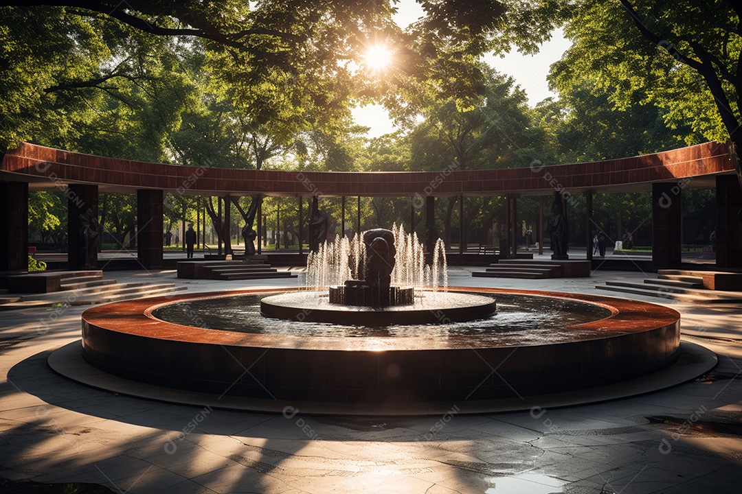 Complexo memorial em homenagem ás lindas esculturas