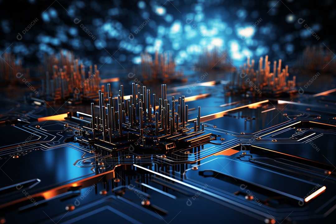 Tecnologia moderna no estilo minimalista