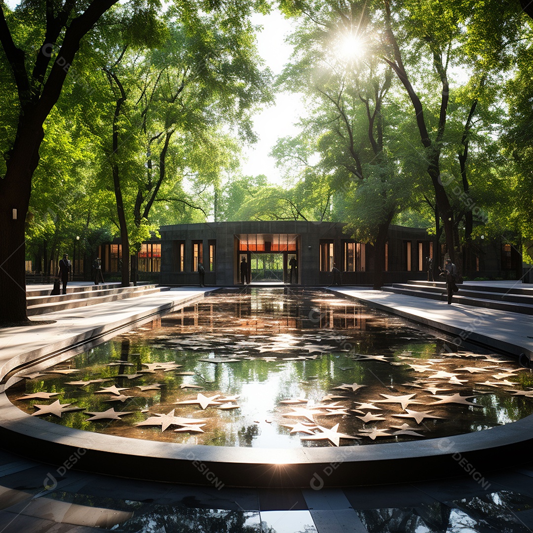 Complexo memorial em homenagem ás lindas esculturas