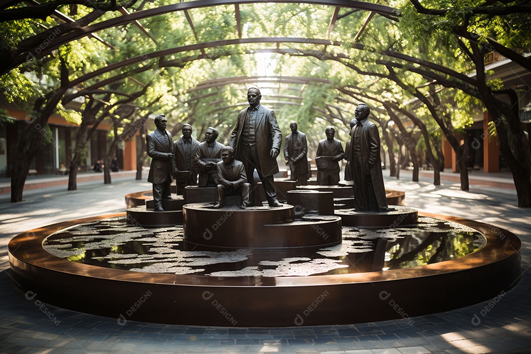 Complexo memorial em homenagem ás lindas esculturas