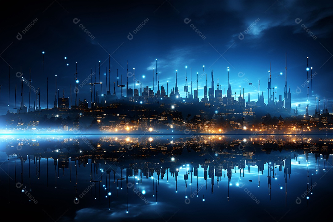 Tecnologia moderna no estilo minimalista