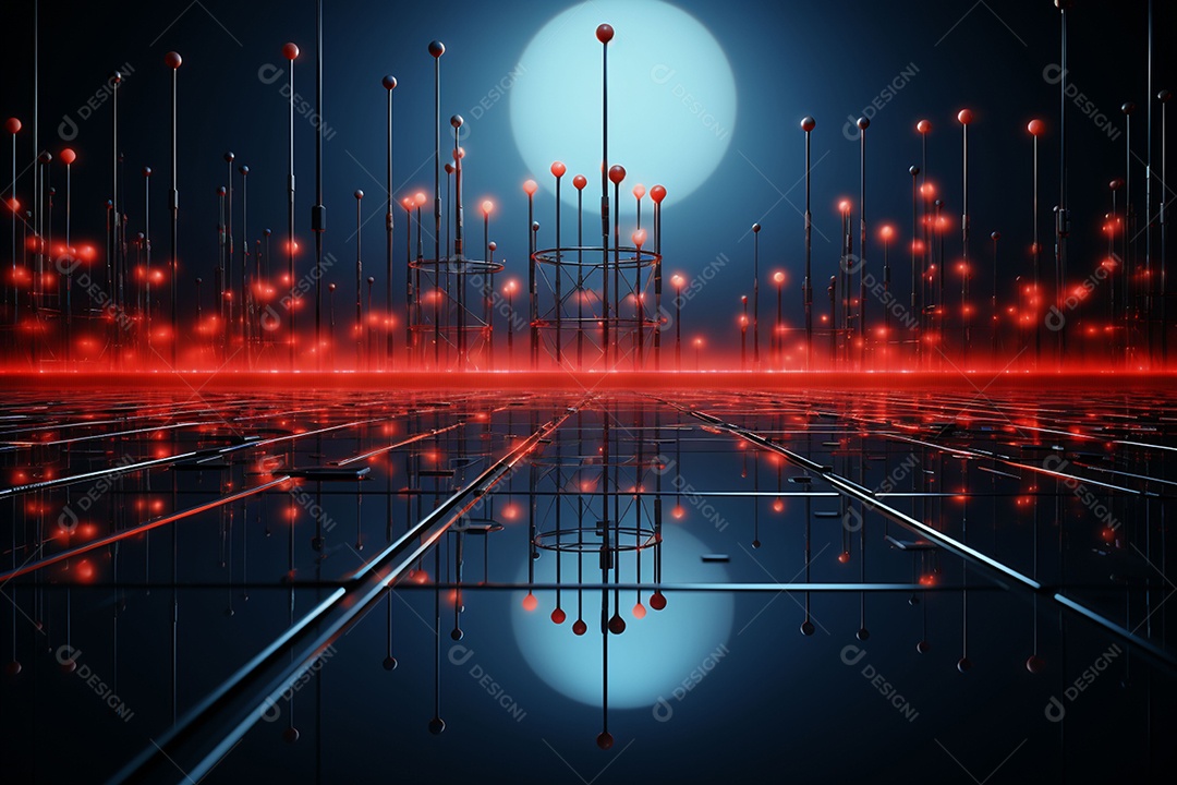 Tecnologia moderna no estilo minimalista