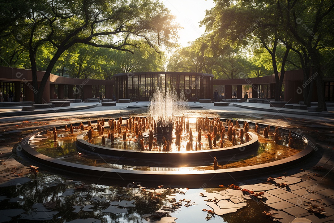 Complexo memorial em homenagem ás lindas esculturas