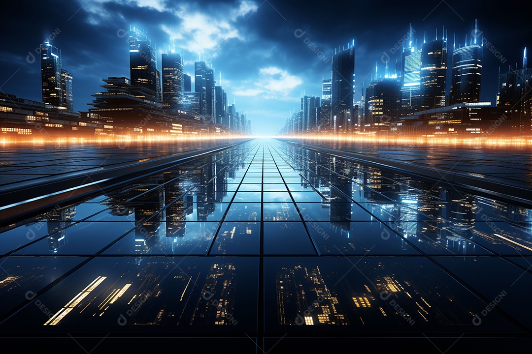 Tecnologia moderna no estilo minimalista