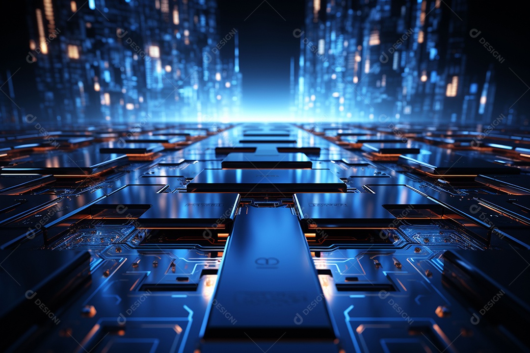 Tecnologia moderna no estilo minimalista