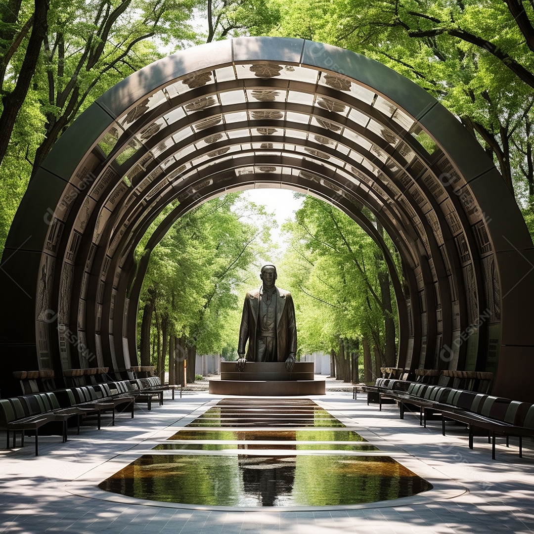 Complexo memorial em homenagem ás lindas esculturas