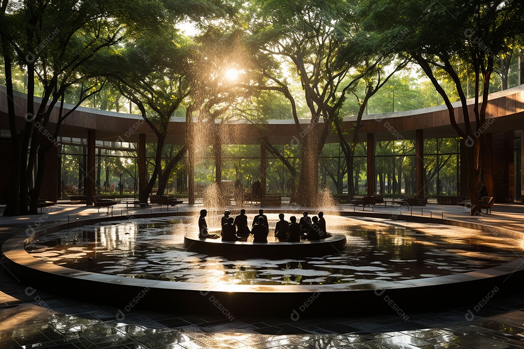 Complexo memorial em homenagem ás lindas esculturas