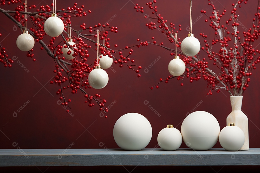 Decorações de natal minimalistas