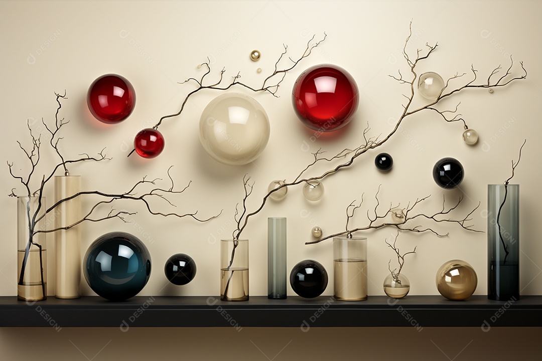 Decorações de natal minimalistas