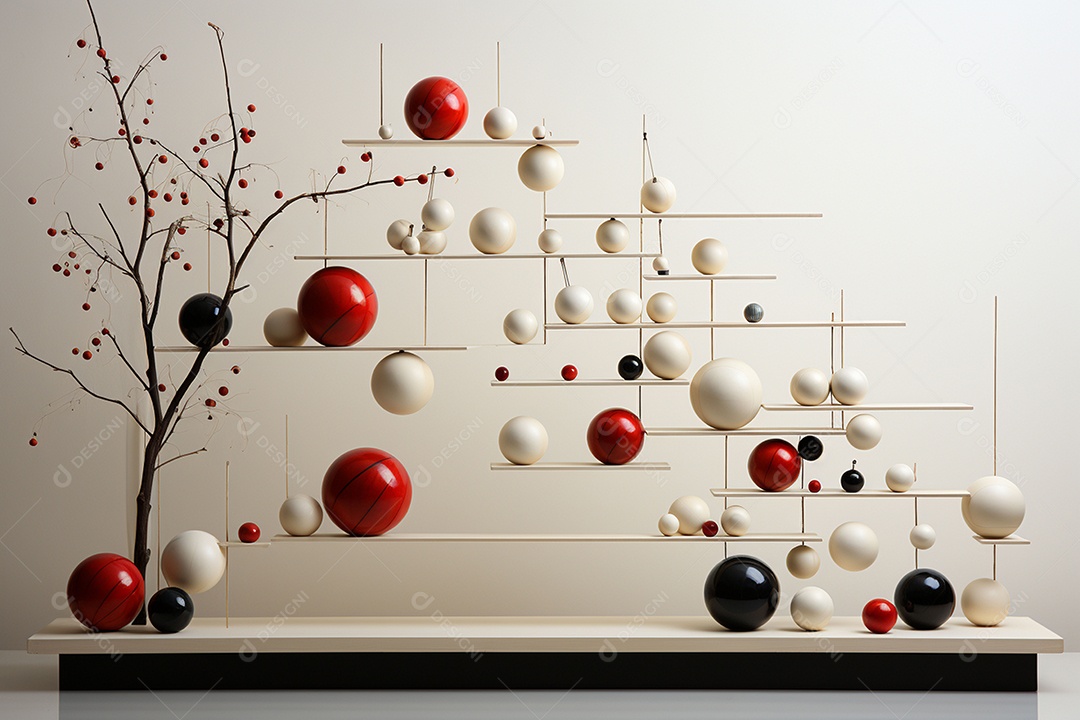 Decorações de natal minimalistas