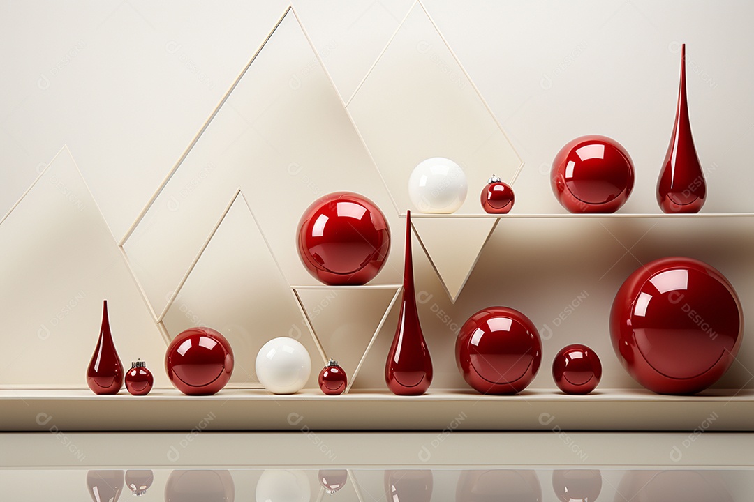 Decorações de natal minimalistas