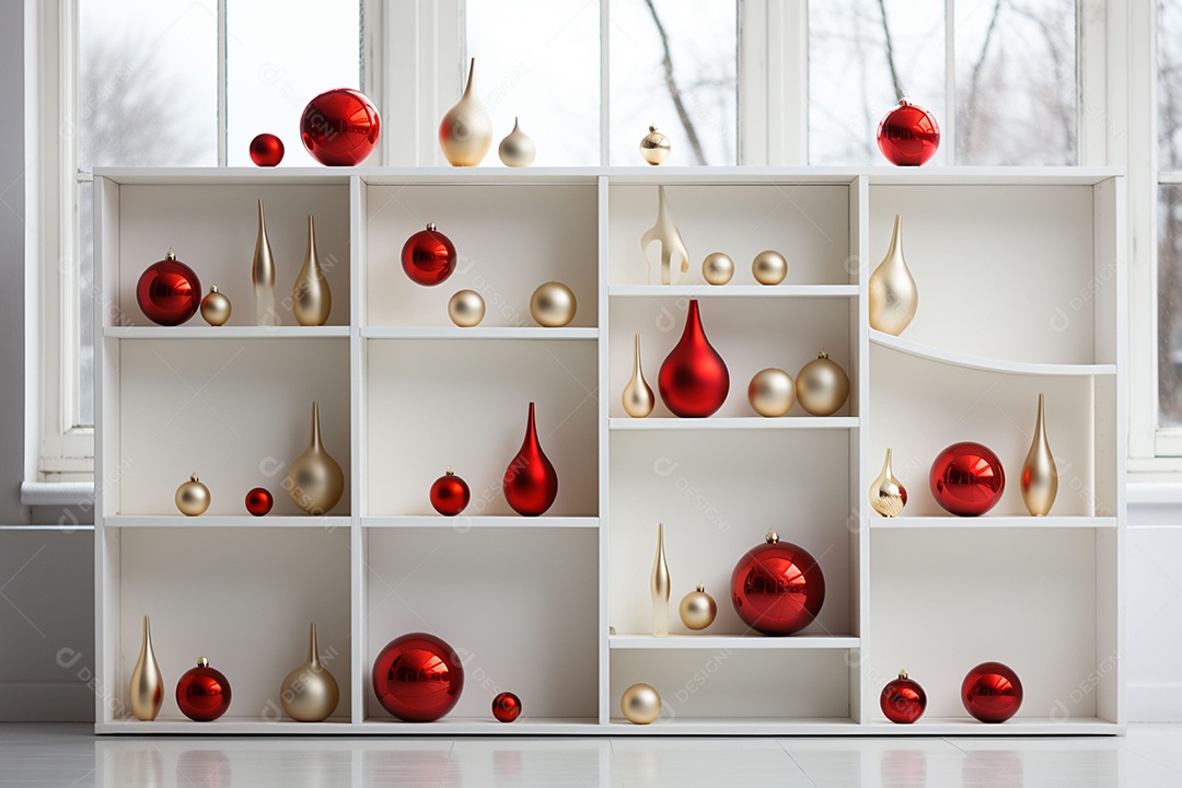 Decorações de natal minimalistas