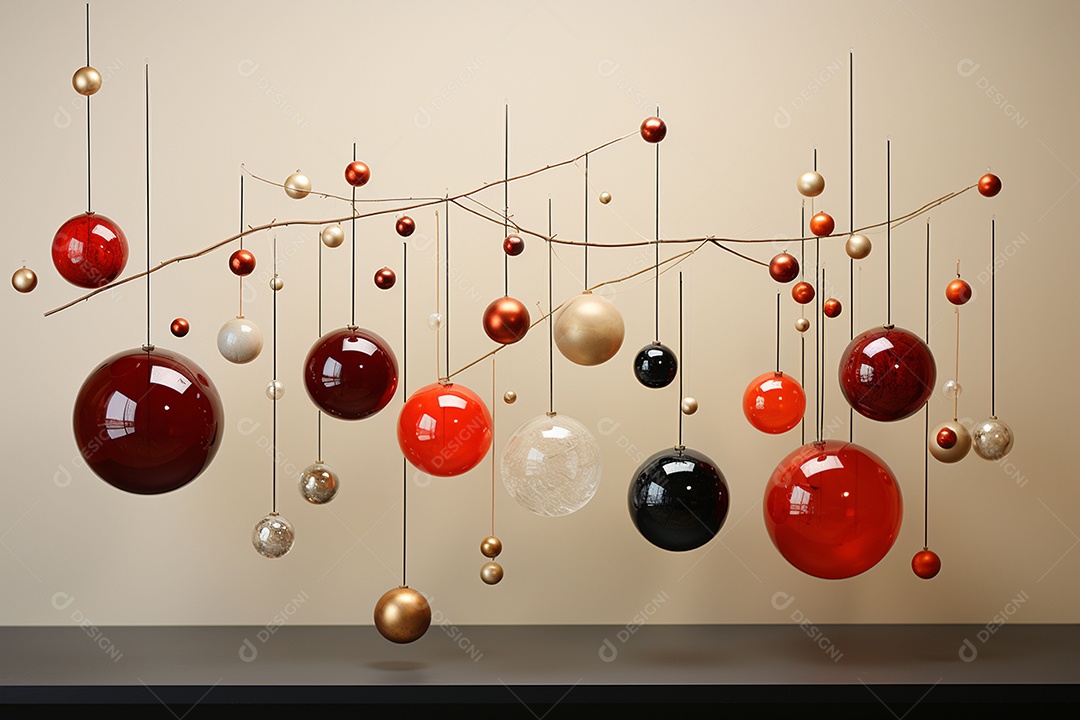 Decorações de natal minimalistas