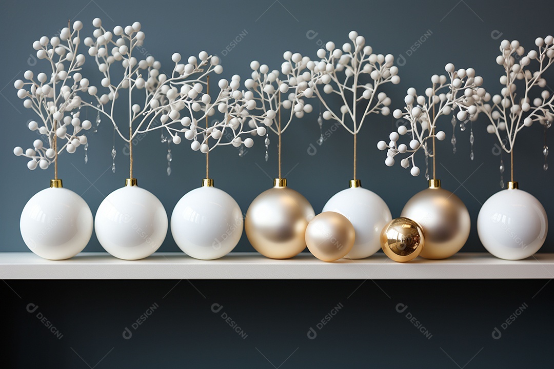 Decorações de natal minimalistas