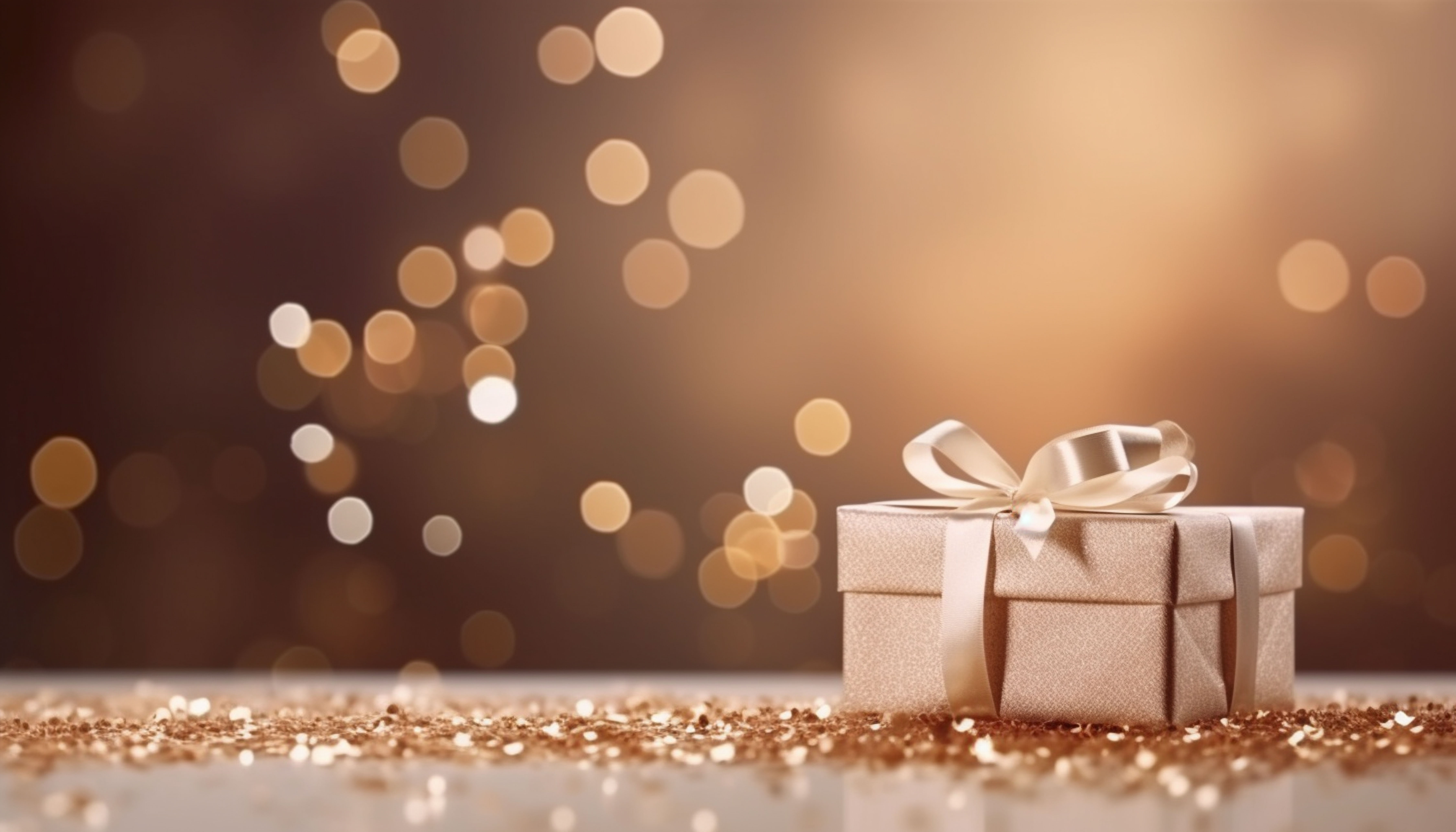 Maquete caixa de presente evento especial feriado de natal