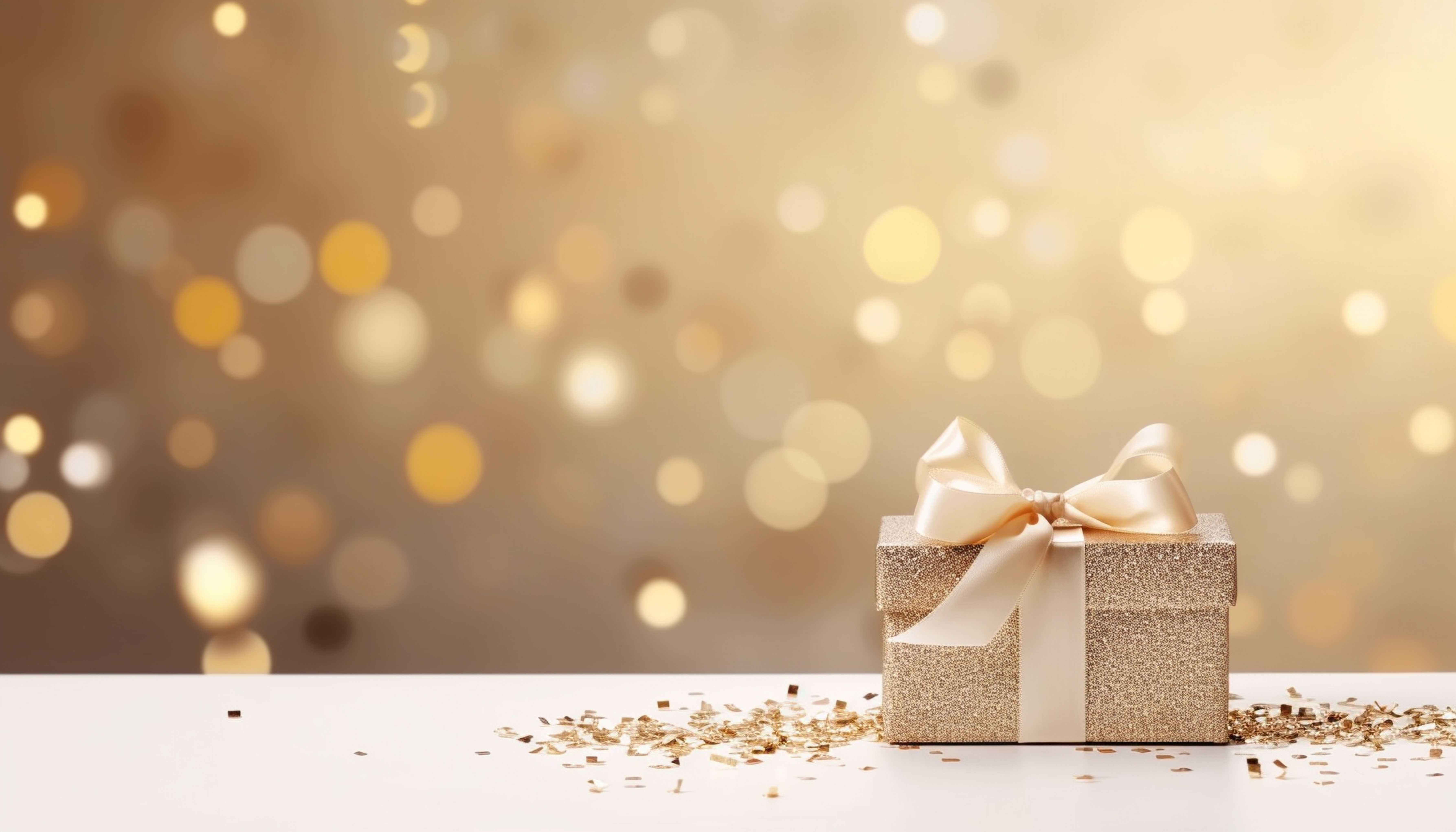 Maquete caixa de presente evento especial feriado de natal