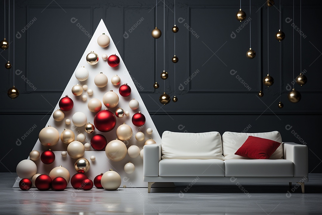 Decorações de natal minimalistas