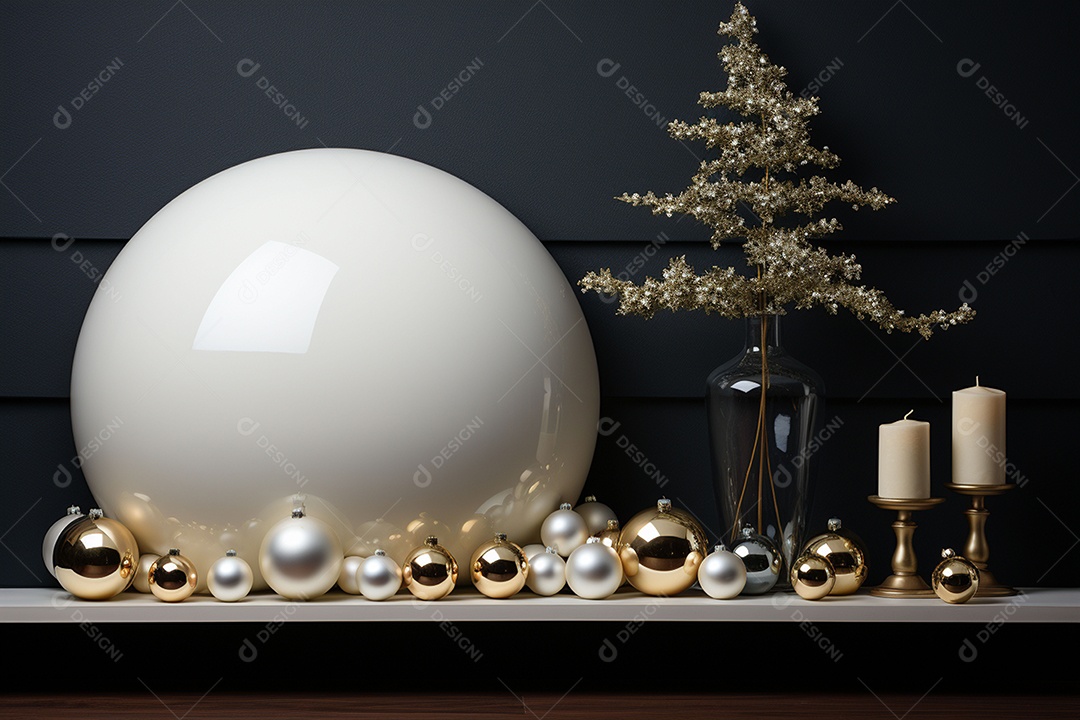 Decorações de natal minimalistas
