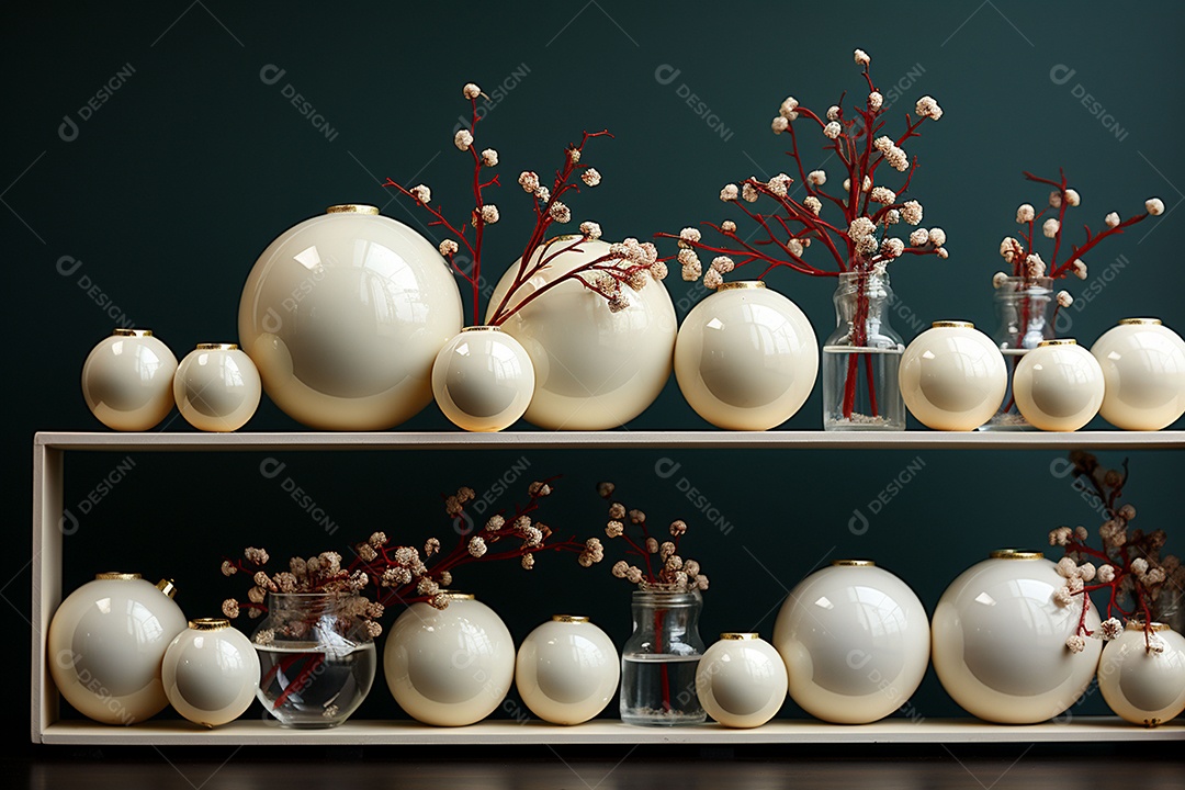 Decorações de natal minimalistas