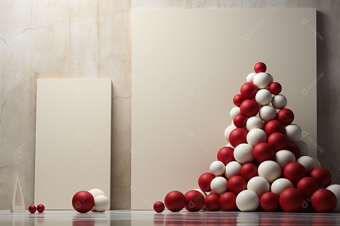 Decorações de natal minimalistas