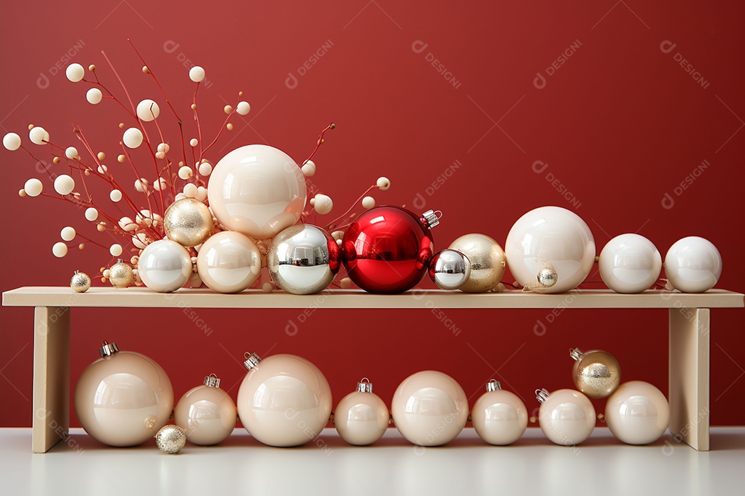 Decorações de natal minimalistas