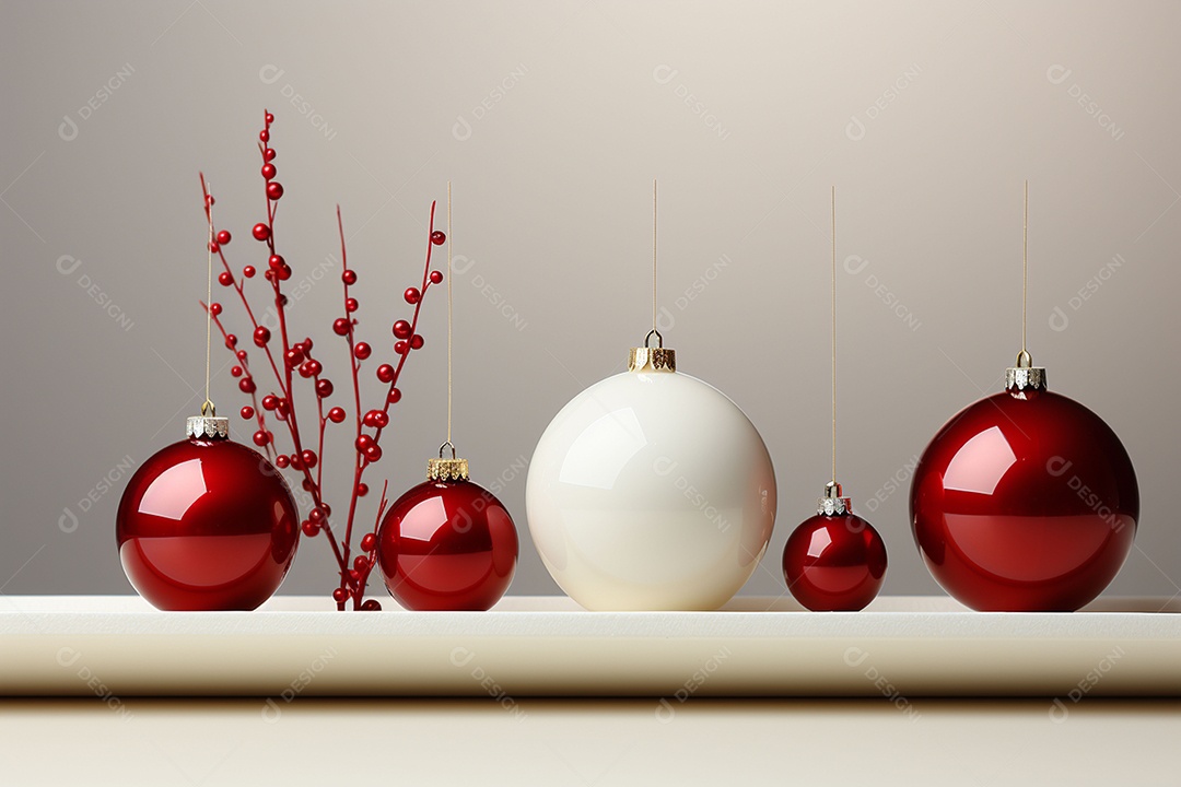 Decorações de natal minimalistas