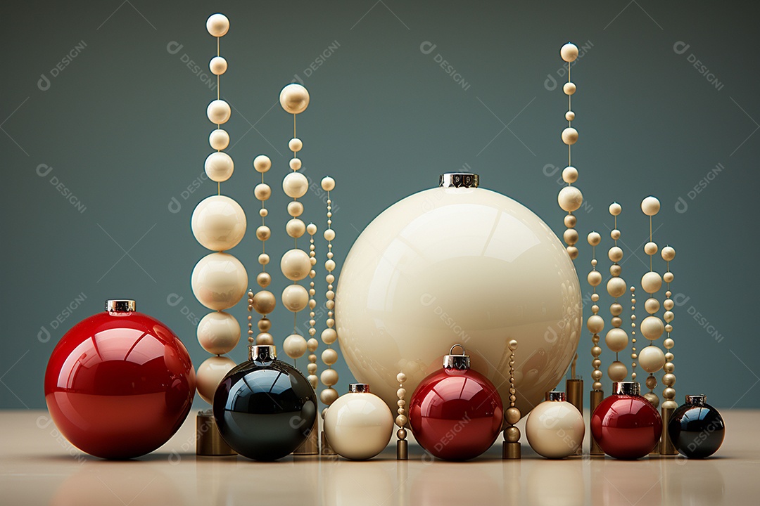 Decorações de natal minimalistas