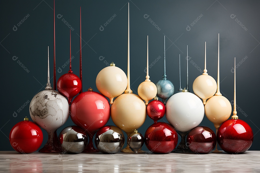 Decorações de natal minimalistas