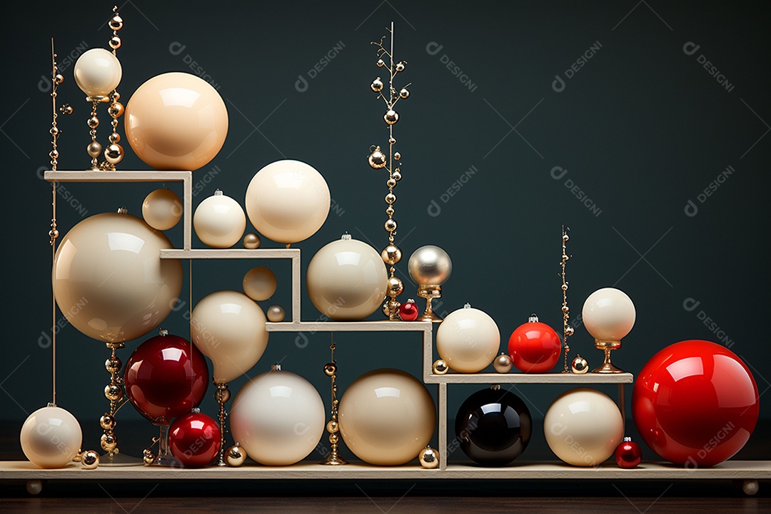 Decorações de natal minimalistas