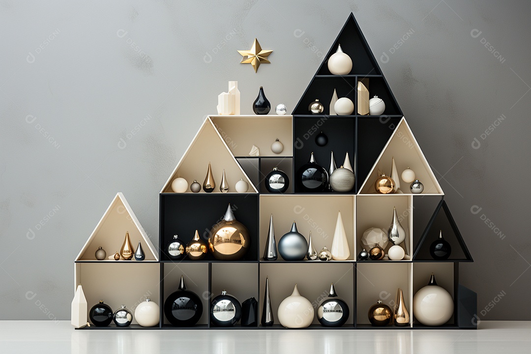 Decorações de natal minimalistas