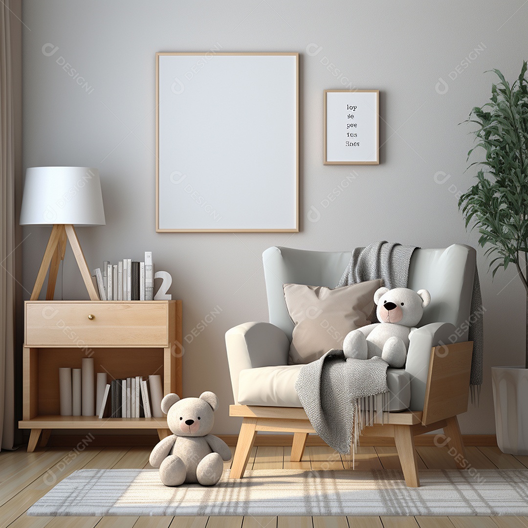 Elegância interior de casa moderna